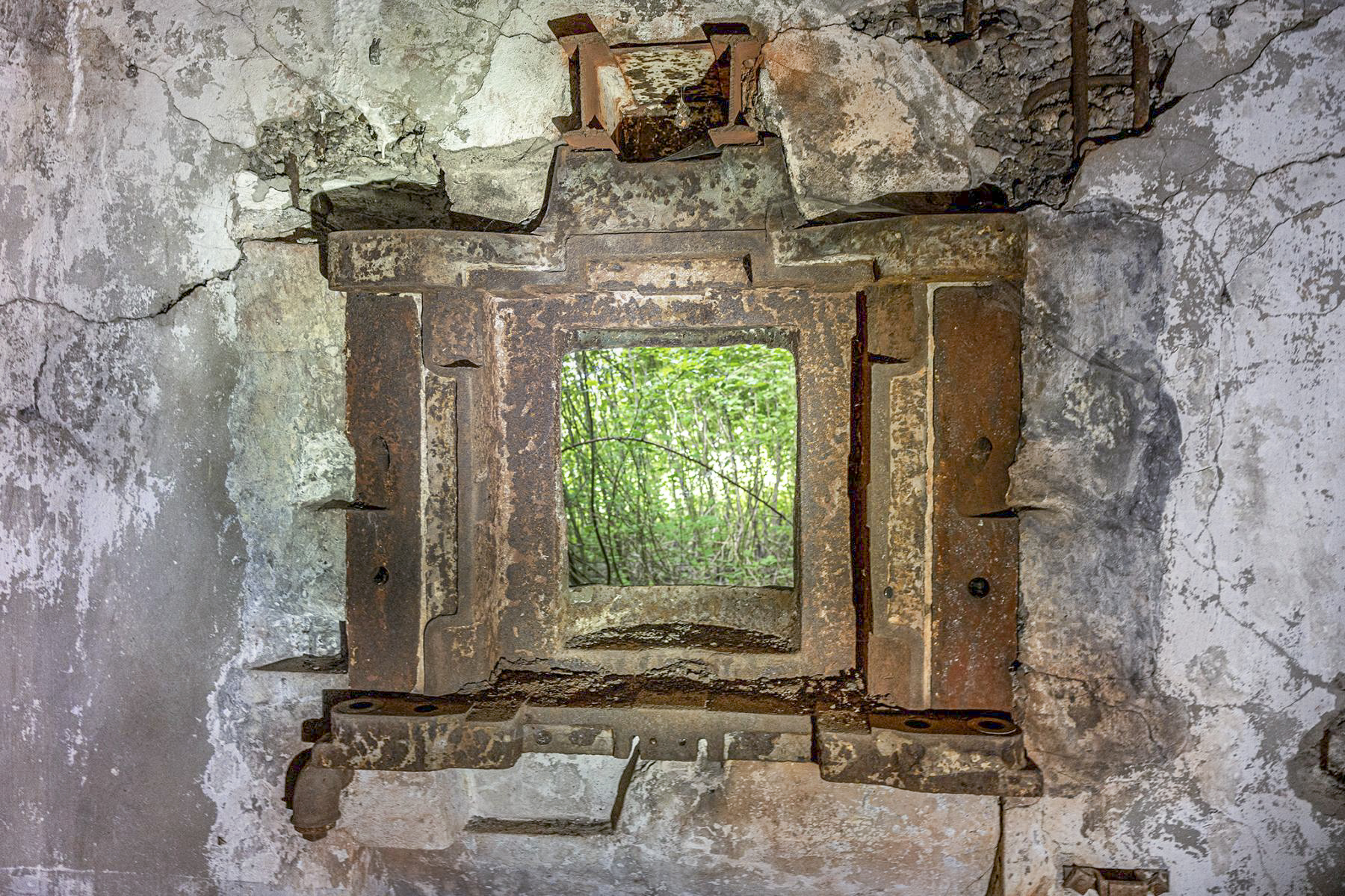 Ligne Maginot - 31/3 - SAASENHEIM - (Casemate d'infanterie - Double) - Créneau JM/47 de la chambre de tir Sud - David Palmer