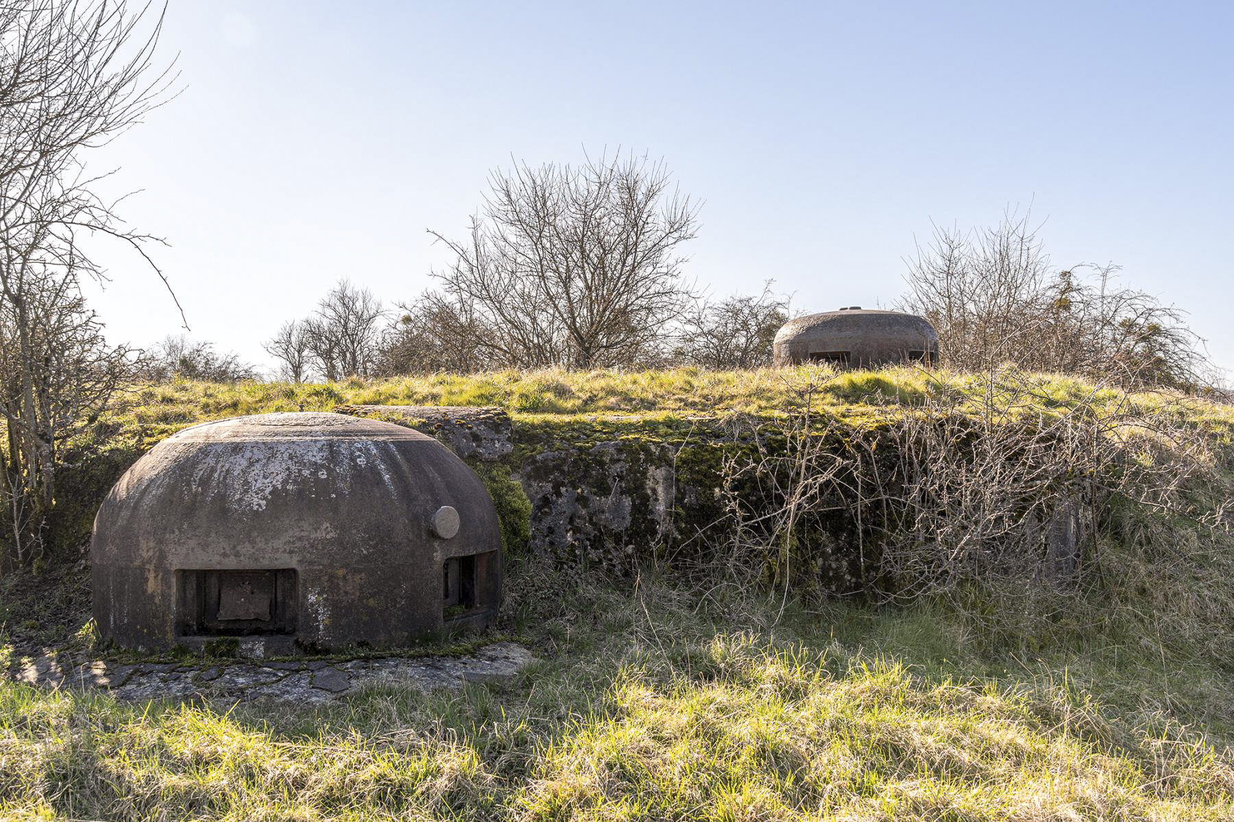 Ligne Maginot - FOUR A CHAUX - FAC - (Ouvrage d'artillerie) - Bloc 4
La cloche GFM servant d'observatoire conjuguée à la cloche VDP - David Palmer