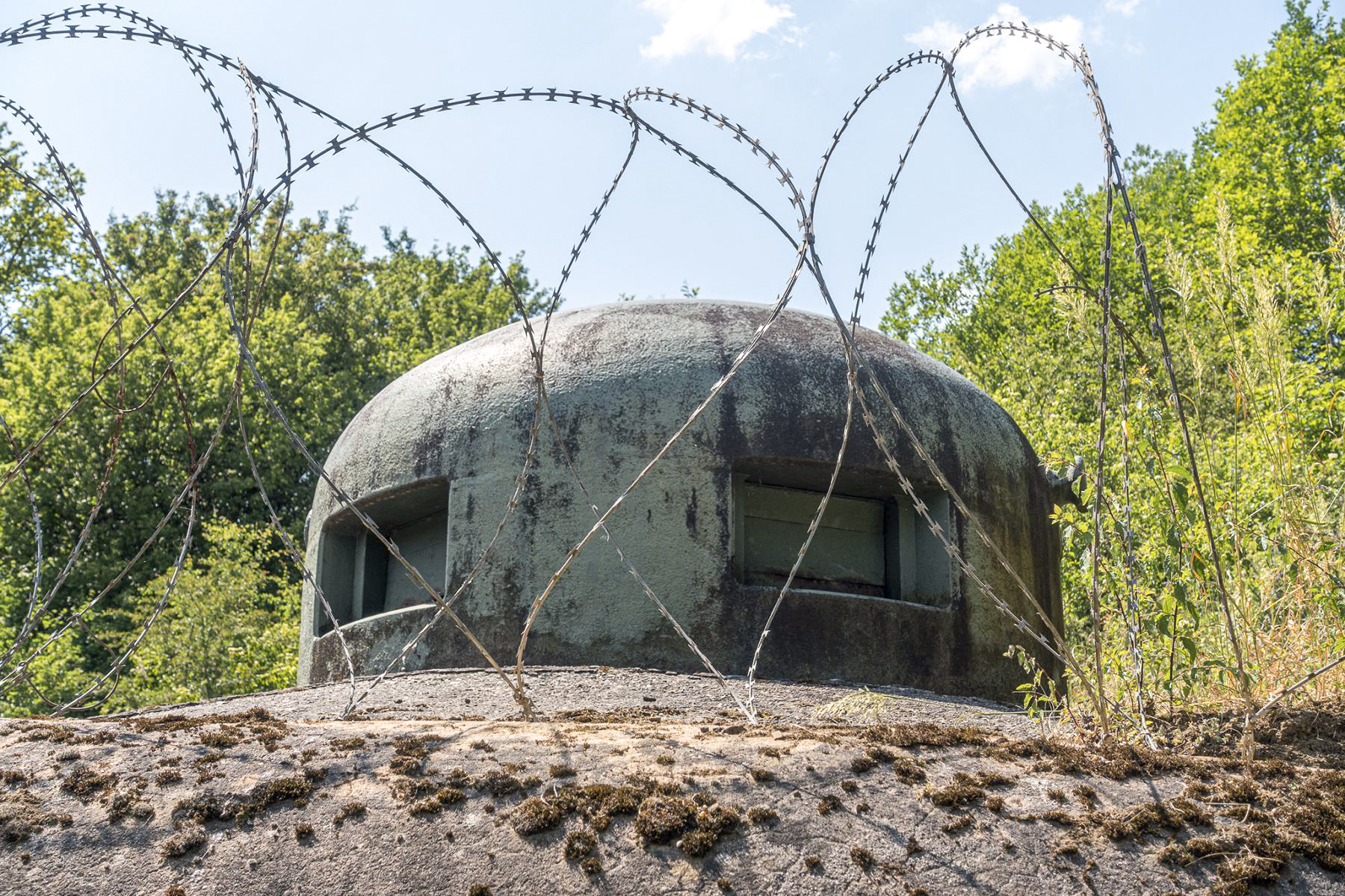 Ligne Maginot - FOUR A CHAUX - FAC - (Ouvrage d'artillerie) - Entrée des hommes
Cloche GFM - David Palmer