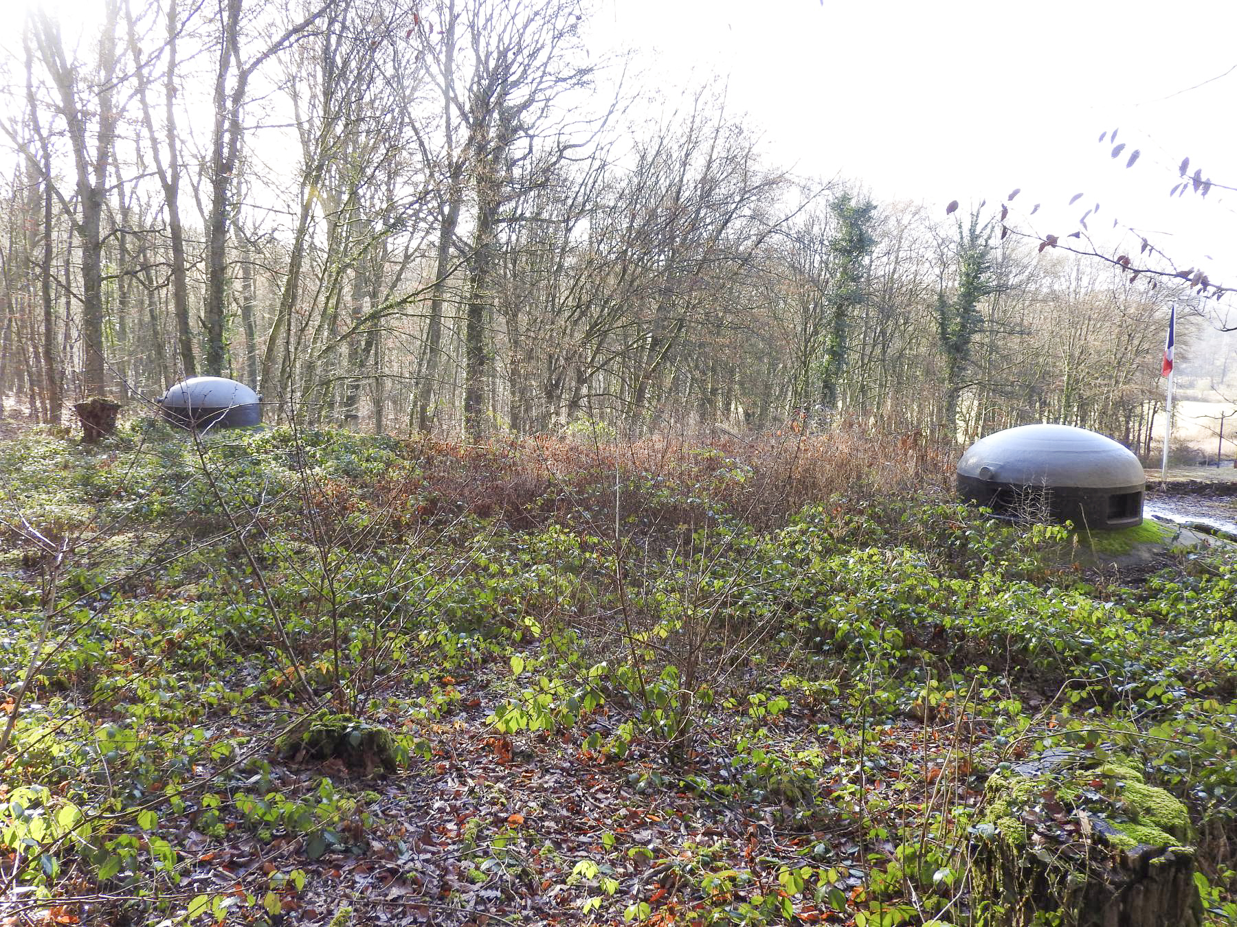 Ligne Maginot - MICHELSBERG - A22 - (Ouvrage d'artillerie) - Les cloches GFM de l'entrée mixte. - STENGER Mathieu