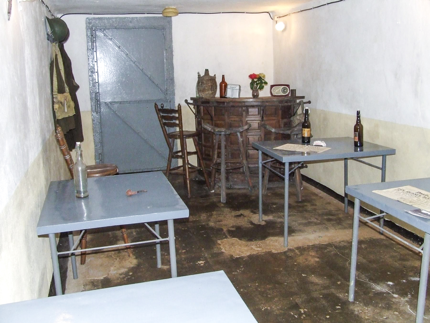 Ligne Maginot - MICHELSBERG - A22 - (Ouvrage d'artillerie) - Le foyer du soldat. - STENGER Mathieu