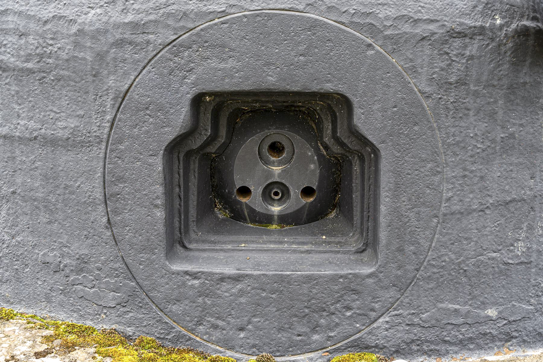 Ligne Maginot - ROHRBACH - FORT CASSO - (Ouvrage d'infanterie) - Bloc 2
Cloche AM (Reibel MAC 31 et canon 25mm) - David Palmer