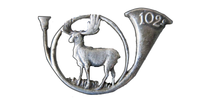 Ligne Maginot - 102° bataillon de Chasseurs Alpins (102° BCA) - insigne du 102° BCA