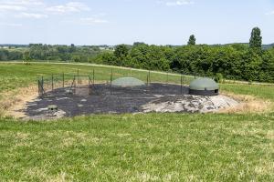 Ligne Maginot - SCHOENENBOURG - (Ouvrage d'artillerie) - Bloc 3
Cloche GFM et Tourelle de 75mm