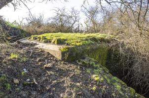 Ligne Maginot - DIEMERINGEN - (Blockhaus pour arme infanterie) - L'arrière du blockhaus.