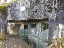 Ligne Maginot - MICHELSBERG - A22 - (Ouvrage d'artillerie) - La façade de tir du bloc 2.