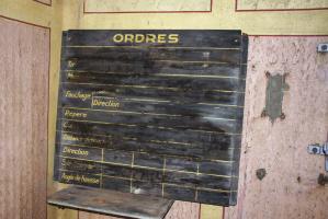 Ligne Maginot - MICHELSBERG - A22 - (Ouvrage d'artillerie) - Bloc 5
Panneau des ordres de tir.