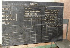 Ligne Maginot - MICHELSBERG - A22 - (Ouvrage d'artillerie) - Bloc 5
Les consignes de tir.