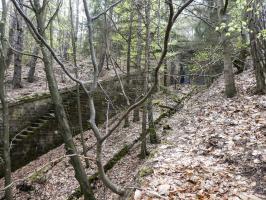 Ligne Maginot - HOCHWALD (fossé antichar du) (Obstacle antichar) - Le fossé près du C3