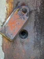 Ligne Maginot - HOCHWALD - (Ouvrage d'artillerie) - Bloc 6 
Détail du créneau pour canon de 75 mle 29