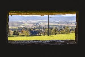 Ligne Maginot - 112 - BETTLACH SUD - (Casemate d'infanterie - Double) - Vu par le créneau pour canon de 47mm