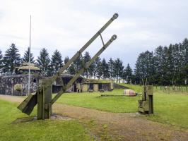 Ligne Maginot - ESCH - (Barrage de Route) - Barrière de route levante STG Mle 1933