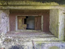 Ligne Maginot - NEUWEIHER 1 - (Blockhaus pour canon) - Le créneau pour canon