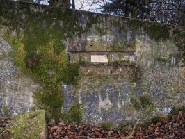 Ligne Maginot - NEUWEIHER 1 - (Blockhaus pour canon) - Créneau dans le mur