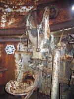 Ligne Maginot - LA FERTE - (Ouvrage d'infanterie) - Bloc 2
Etage supérieur de la tourelle pour deux AM
Support de l'arme mixte gauche