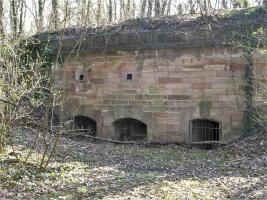 Ligne Maginot - JOFFRE-LEFEBVRE - (Position d'artillerie préparée) - Blockhaus du corps de garde extérieur défendant l'entrée