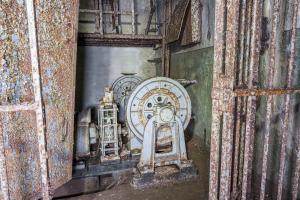 Ligne Maginot - BILLIG - A18 - (Ouvrage d'artillerie) - Bloc 4
La machinerie du monte-charges