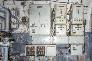 Ligne Maginot - MOLVANGE - A9 - (Ouvrage d'artillerie) - Bloc 3
Tableau électrique
