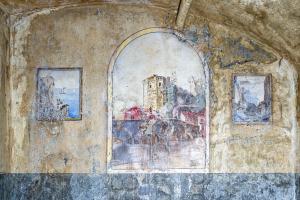 Ligne Maginot - MOLVANGE - A9 - (Ouvrage d'artillerie) - Peinture murale dans le PC de l'ouvrage