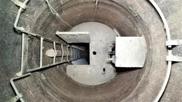 Ligne Maginot - HOFFEN - (Abri) - Vue de dessus du plancher mobile