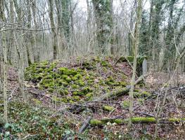 Ligne Maginot - GRAND BOIS OUEST - (PC) - La protection de la construction avec des pierres