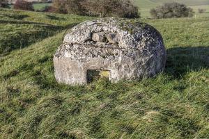 Ligne Maginot - HAUT POIRIER - (Ouvrage d'infanterie) - Bloc 1
Cloche factice en béton