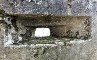 Ligne Maginot - KIRCHGRUBE NORD - (Blockhaus pour arme infanterie) - Détail d'un créneau de défense rapprochée 