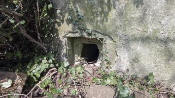 Ligne Maginot - KIRCHGRUBE SUD - (Blockhaus pour canon) - Créneau de défense rapprochée défendant l'entrée hommes