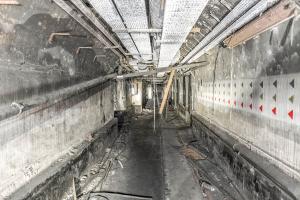 Ligne Maginot - ROCHONVILLERS - A8 - (Ouvrage d'artillerie) - Galerie entre la caserne et l'usine