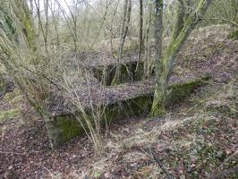 Ligne Maginot - BB320 - (Blockhaus pour canon) - Le blockhaus STG type 2 inachevé.