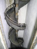 Ligne Maginot - Système d'évacuation des douilles Melius - Toboggan de descente des douilles