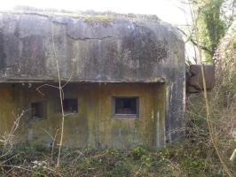 Ligne Maginot - 9/3 - AUENHEIM SUD - (Casemate d'infanterie) - La façade de la casemate