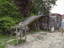 Ligne Maginot - AUENHEIM PONT - (Blockhaus pour canon) - Le plan incliné entre les deux chambres de tir
