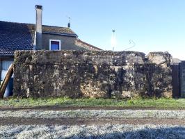 Ligne Maginot - B7 - LA FERTE EST - (Blockhaus pour arme infanterie) - Façade frontale (créneaux de tir murés)