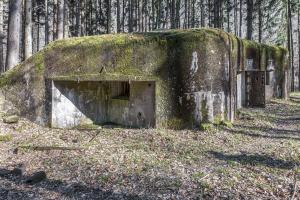 Ligne Maginot - SAEGEMUHLE - (Blockhaus pour arme infanterie) - Chambre de tir ouest
Au sol, les volets de camouflage