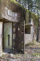 Ligne Maginot - SAEGEMUHLE - (Blockhaus pour arme infanterie) - Porte blindée et caponnière FM est