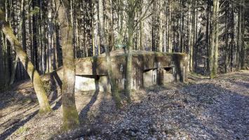 Ligne Maginot - SAEGEMUHLE - (Blockhaus pour arme infanterie) - Vue coté Ouest