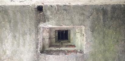 Ligne Maginot - 1 - UNTERJAEGERHOF - (PC de Sous-Quartier) - Détail créneau
