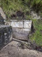 Ligne Maginot - CAMP D'ARGENT - COL DE TURINI - (Dépôt de Munitions) - La fontaine nettoyée 