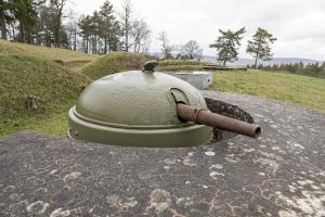 Ligne Maginot - FORT DE MUTZIG - (Ouvrage d'artillerie) - Canon de 53mm (Gruson Fahrpanzer 1889)