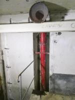 Ligne Maginot - MONT AGEL - (Ouvrage d'artillerie) - Bloc 4
Ventilation et poutre servant de monte-charge