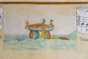 Ligne Maginot - LEMBACH - (Camp de sureté) - Peinture murale