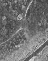 Ligne Maginot - BAUERNGRUNDWASSER - (Blockhaus pour arme infanterie) - Le blockhaus en 1964
Le pont sur le Bauerngrundwasser a disparu