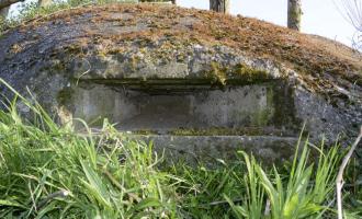 Ligne Maginot - COUR D'ANGLETERRE 1 - (Blockhaus pour arme infanterie) - Détail de l'un des créneaux
