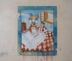 Ligne Maginot - LEMBACH - (Camp de sureté) - Tableau peint par la 5° section du 40° RAB