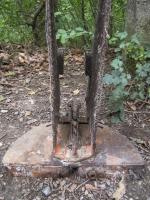 Ligne Maginot - HAUTE DIGUE 2 - (Blockhaus pour arme infanterie) - Le support démonté