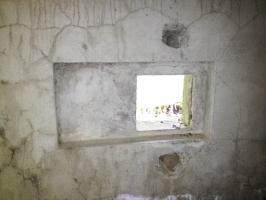 Ligne Maginot - HAUTE DIGUE 8 - (Blockhaus pour arme infanterie) - La partie second oeuvre (volet, support) n'a pas été mise en place, seules les réservations sont faites