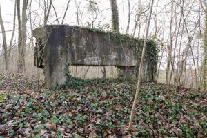 Ligne Maginot - NEUF-EMPERT 1 - Face frontale du bouclier