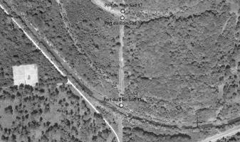 Ligne Maginot - PORT DU RHIN SUD 11 - (Blockhaus pour arme infanterie) - Les blockhaus Port du Rhin Sud 13, 10, 11 sur la digue des hautes eaux