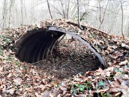 Ligne Maginot - UHRICH - HOCHE (1° BON 237° RI) - (PC de Sous-Quartier) - Le premier abri en tôle métro